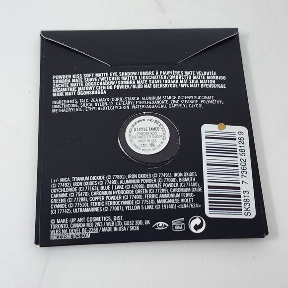 MAC A Little Tamed Eye Shadow Pro Palette Refill Pan Single Powder Kiss - Picture 2 of 2